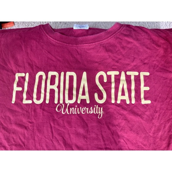 Florida State Small Long Sleeve Garnet FSU Seminoles Spirit Jersey Football - Picture 5 of 6